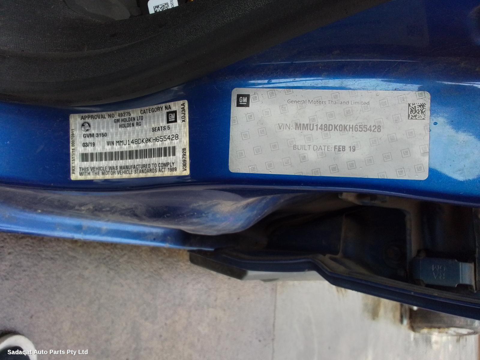 Holden Colorado Right Door Mirror