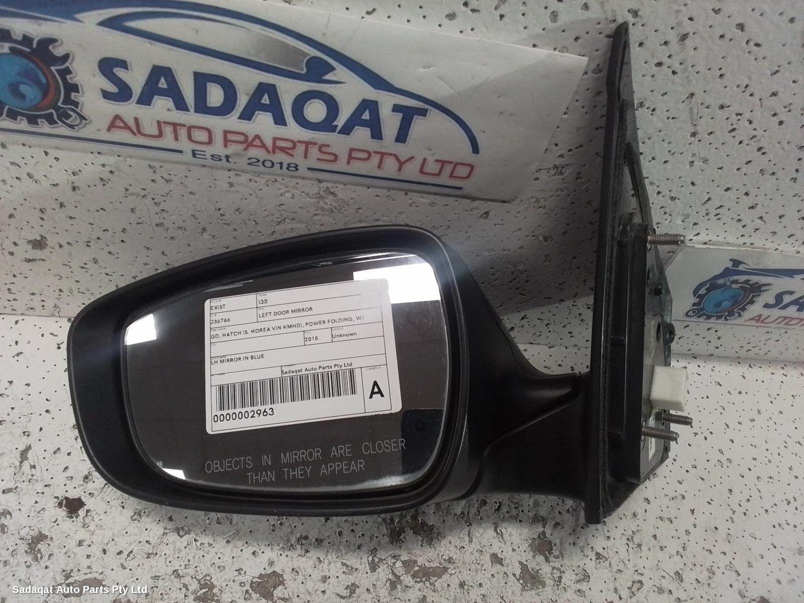 Hyundai I30 Left Door Mirror