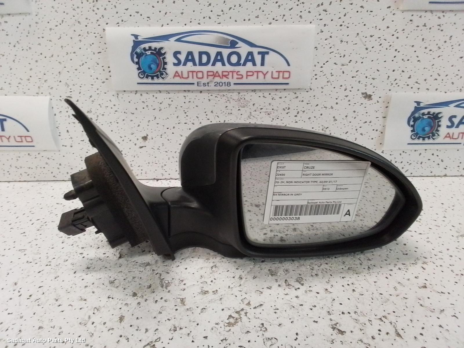 Holden Cruze Right Door Mirror