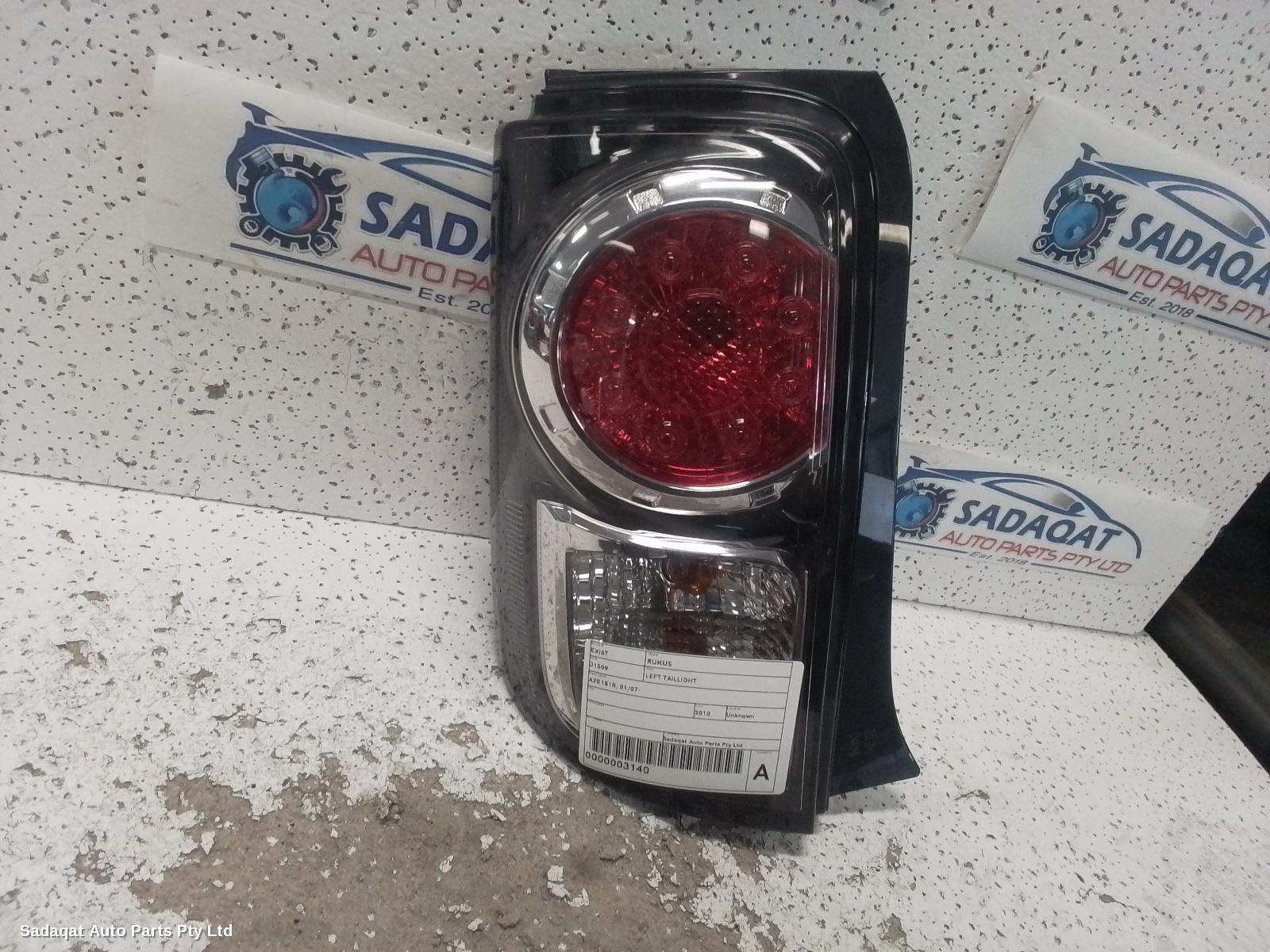 Toyota Rukus Left Taillight
