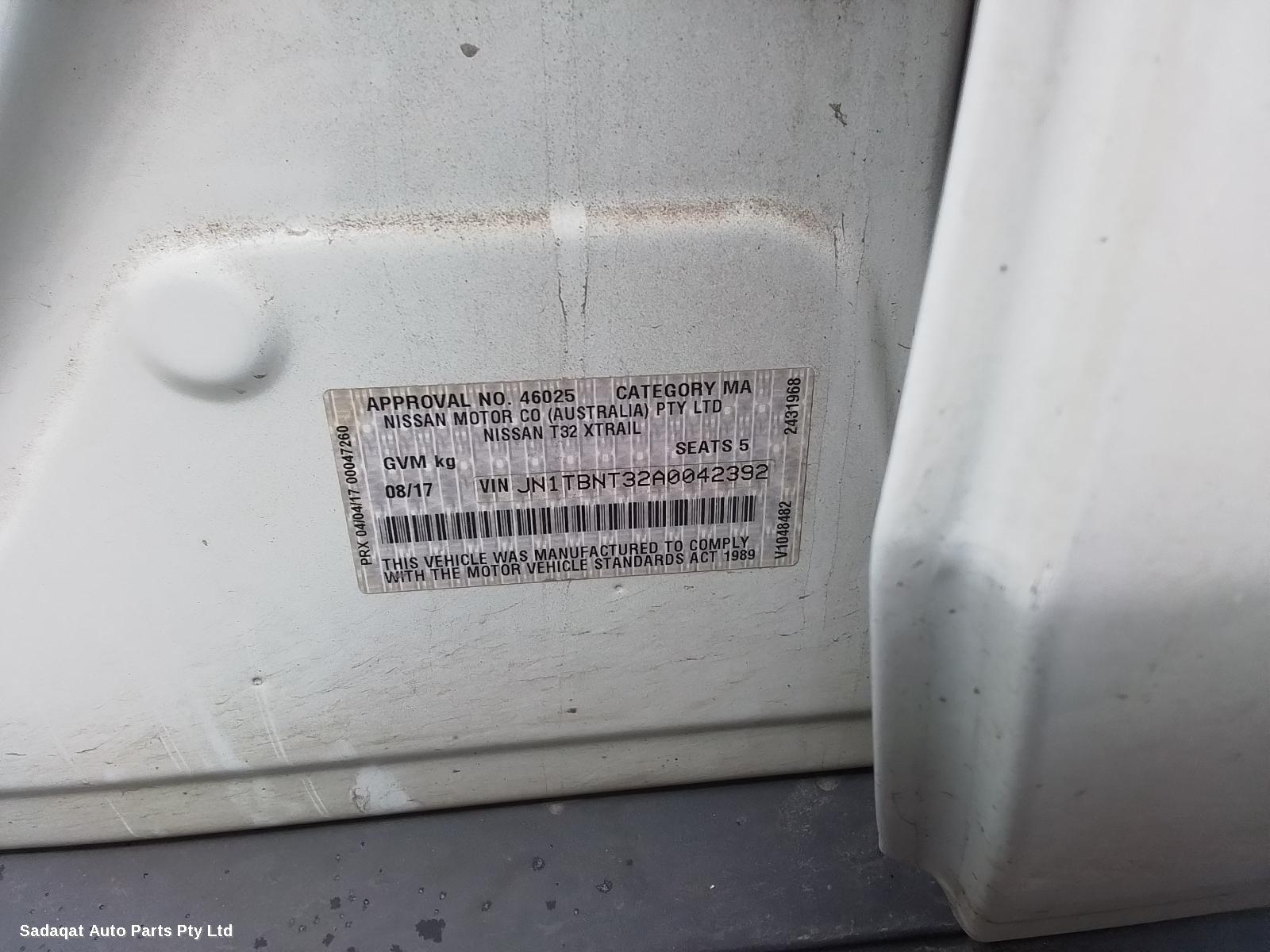 Nissan Xtrail Misc Switch/relay