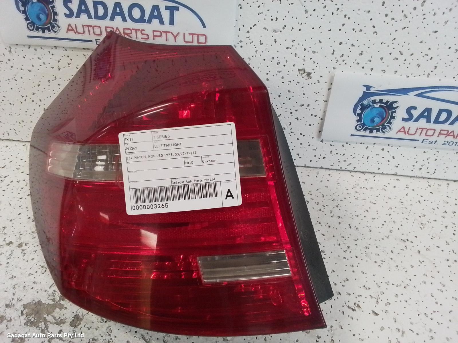 Bmw 1 Series Left Taillight