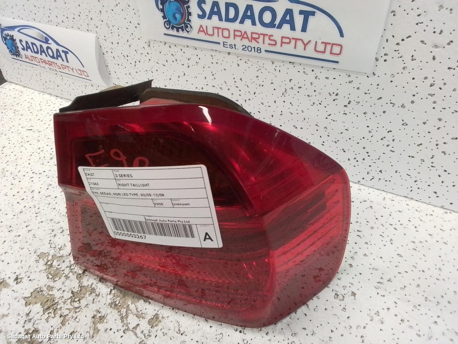 Bmw 3 Series Right Taillight