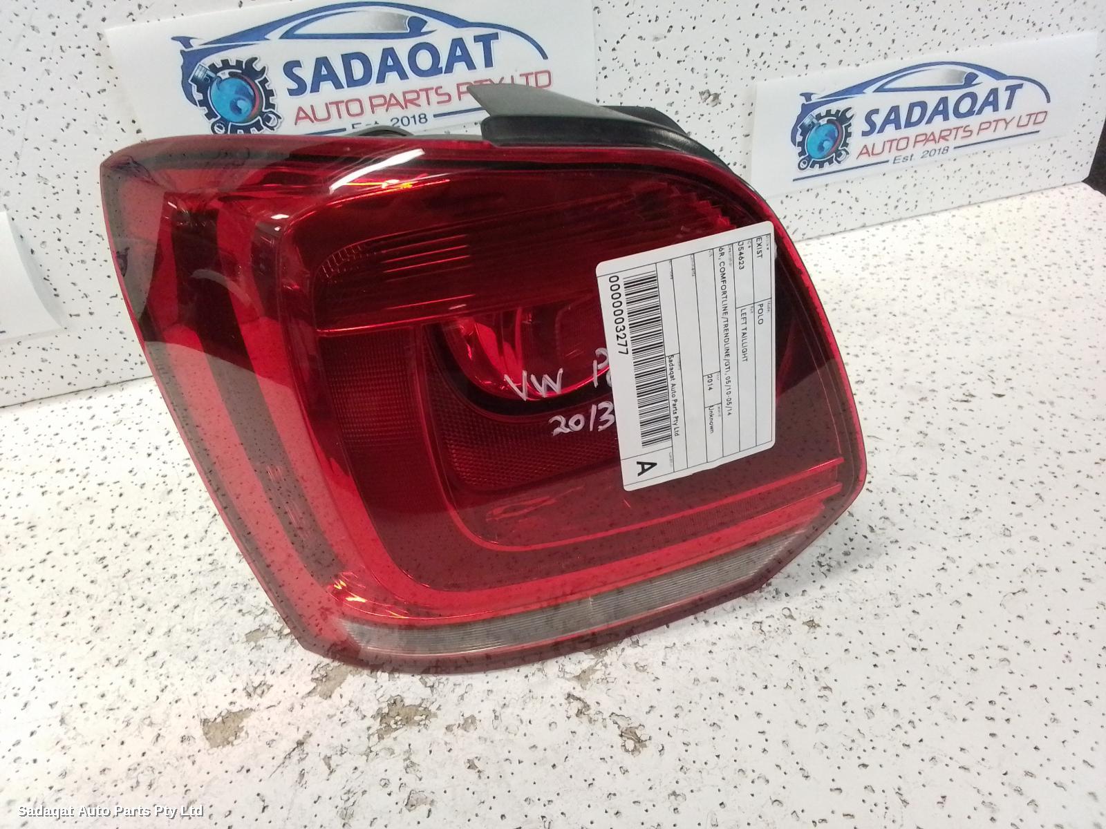 Volkswagen Polo Left Taillight