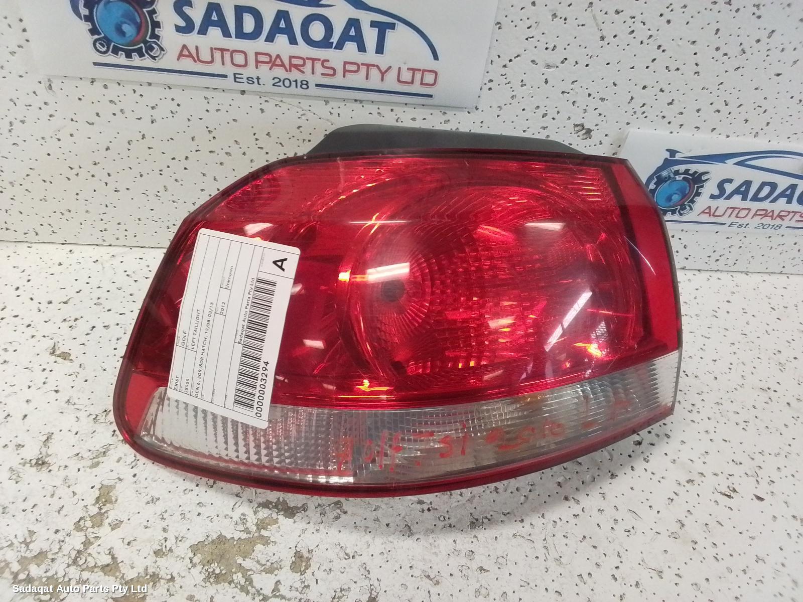 Volkswagen Golf Left Taillight
