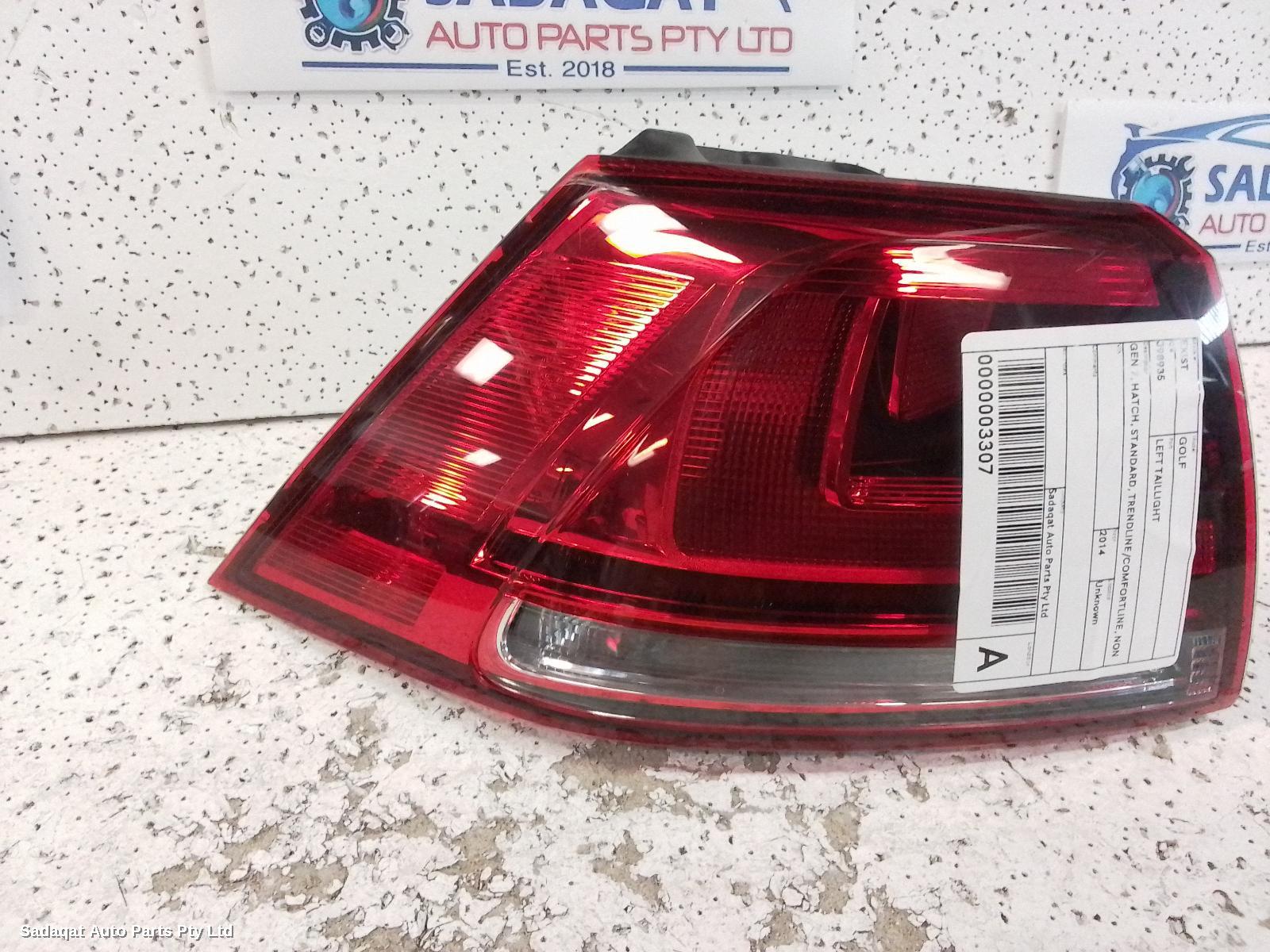 Volkswagen Golf Left Taillight