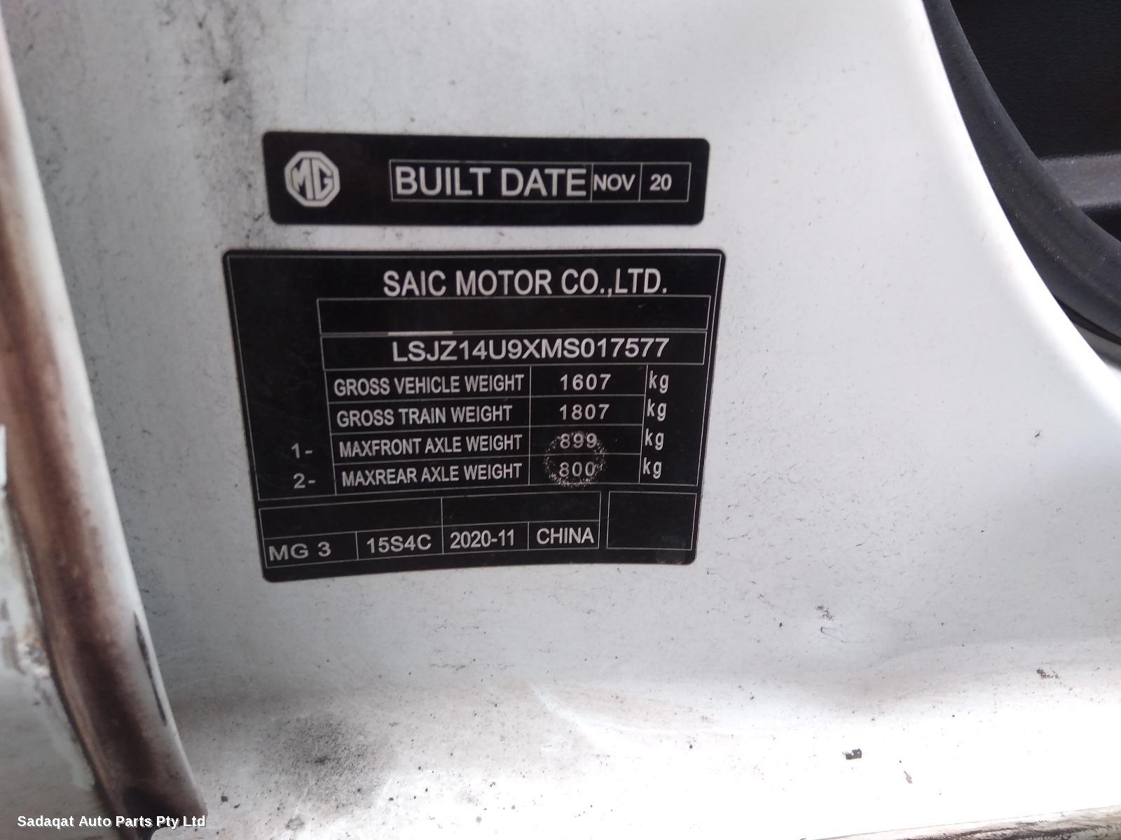 Mg Mg3 Left Front Door