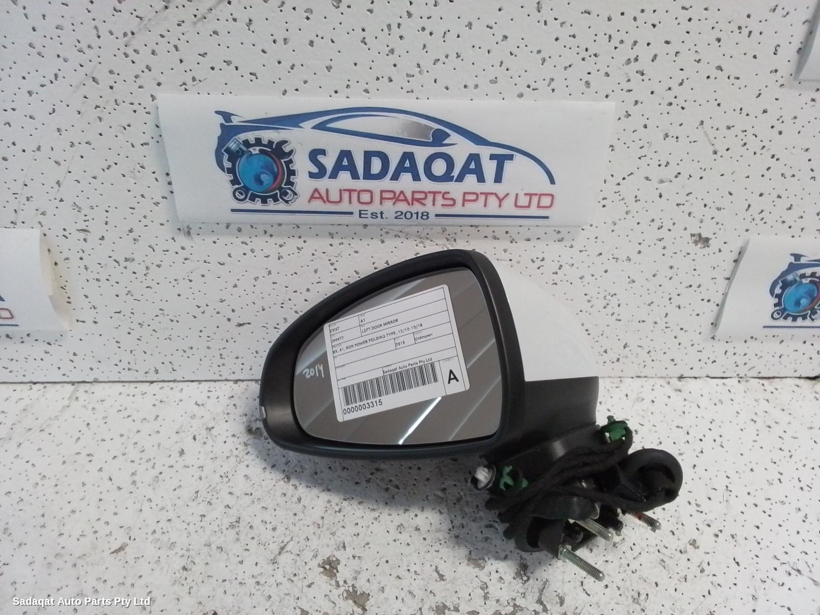 Audi A1 Left Door Mirror