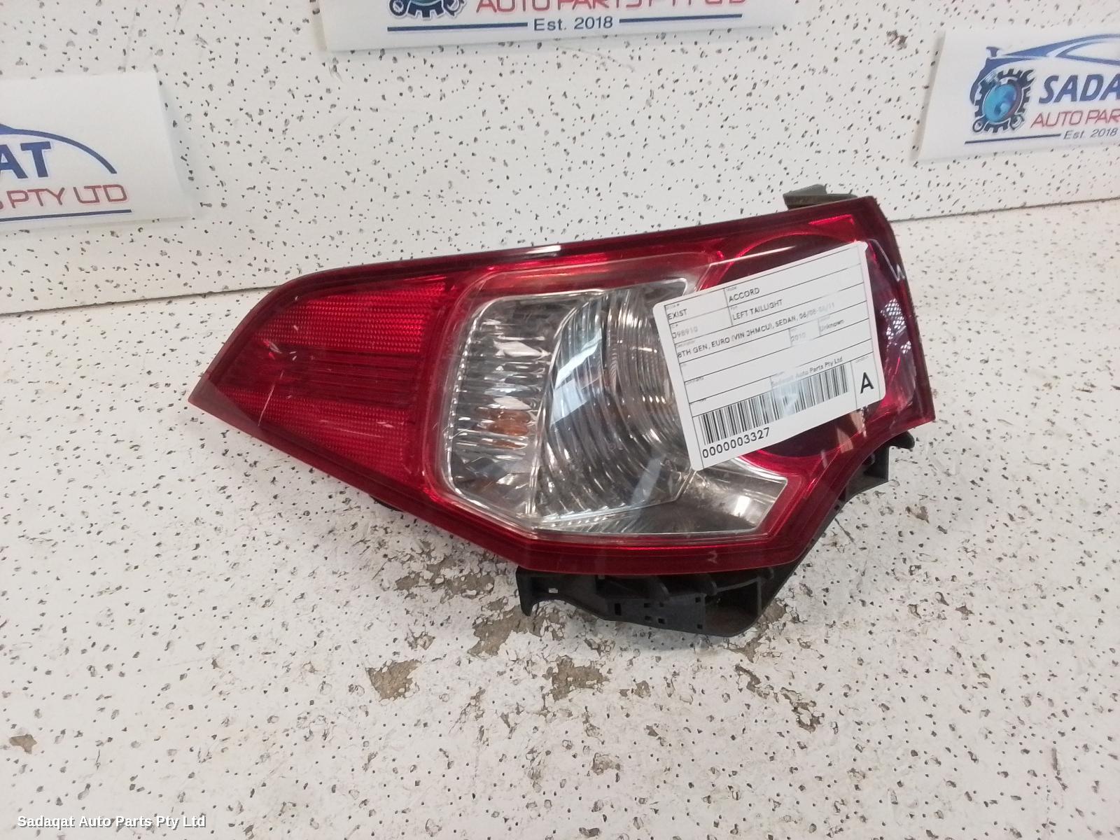 Honda Accord Left Taillight
