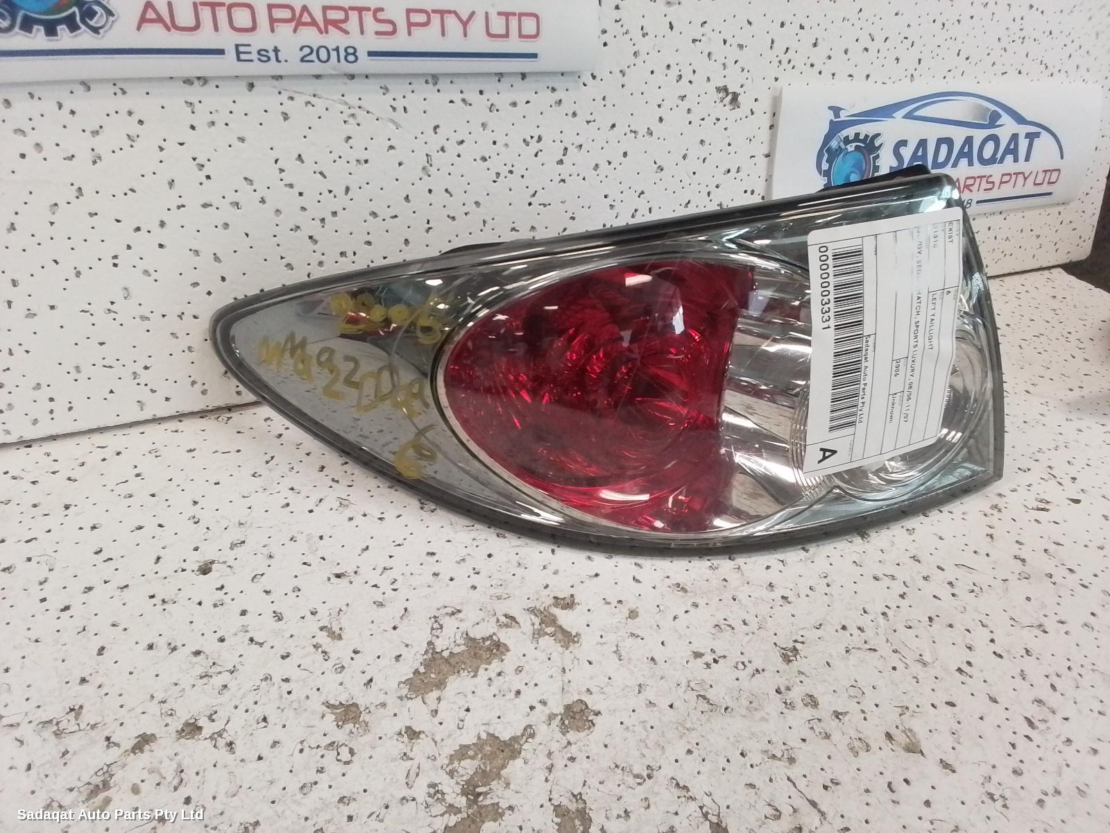 Mazda 6 Left Taillight