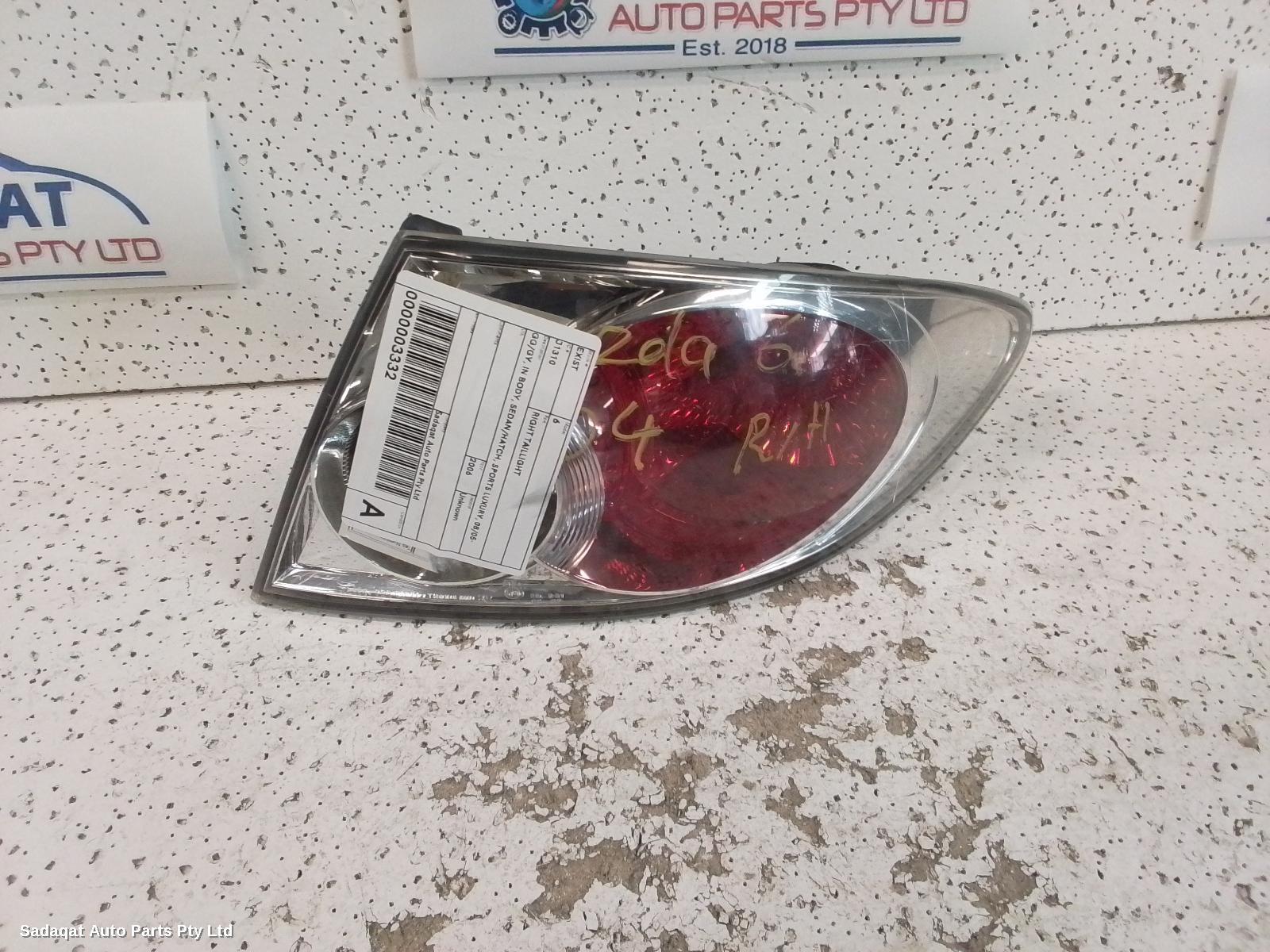 Mazda 6 Right Taillight
