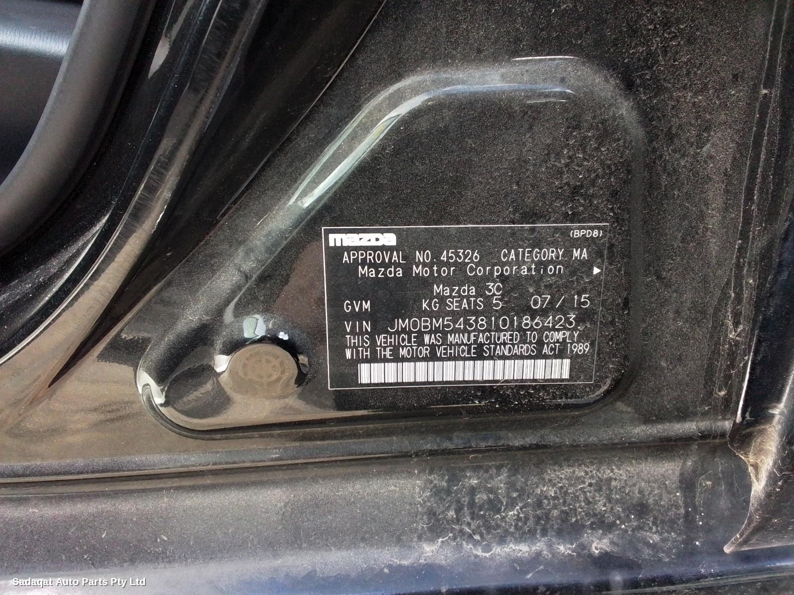 Mazda 3 Washer Bottle