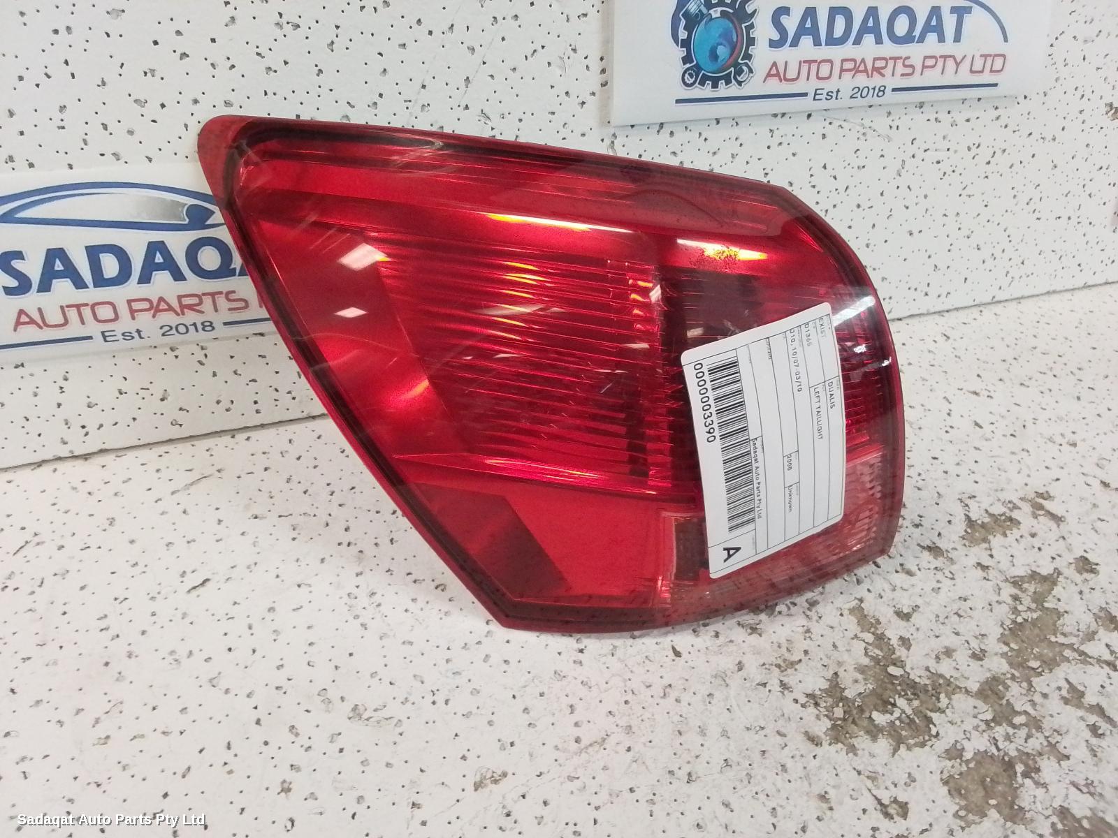 Nissan Dualis Left Taillight
