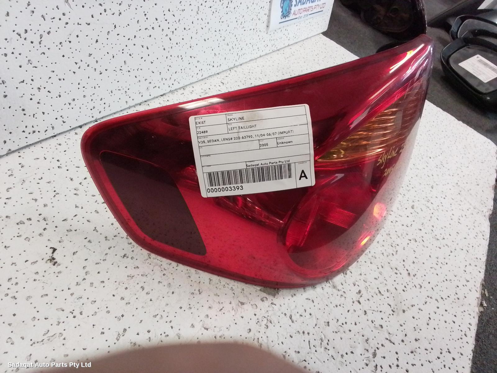 Nissan Skyline Left Taillight