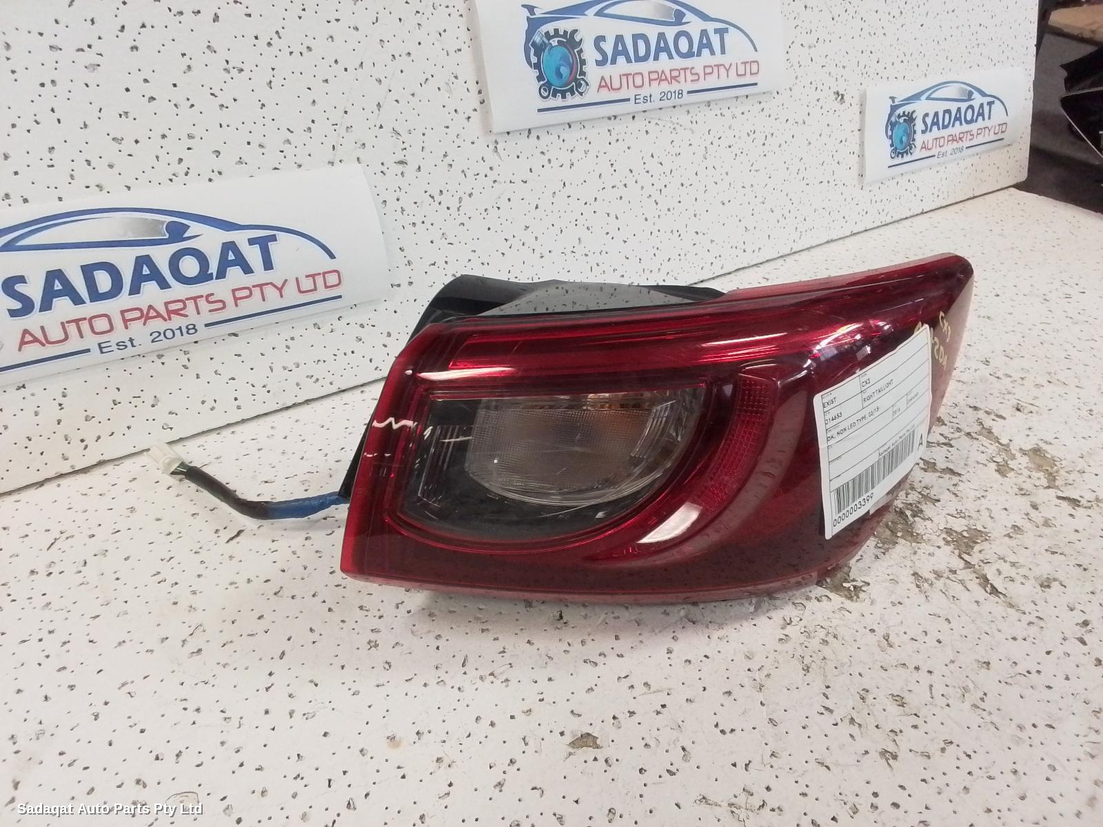 Mazda Cx3 Right Taillight