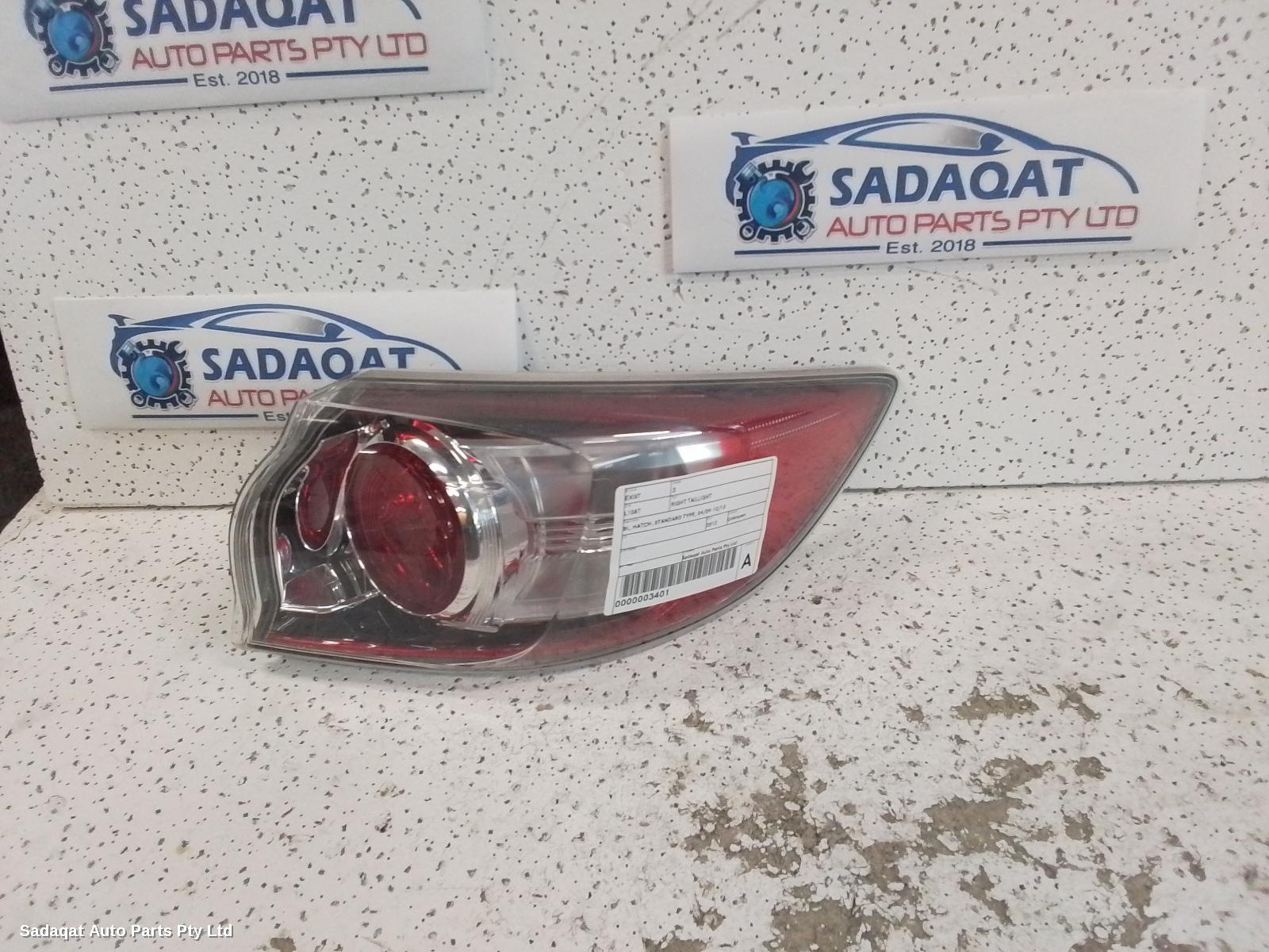 Mazda 3 Right Taillight