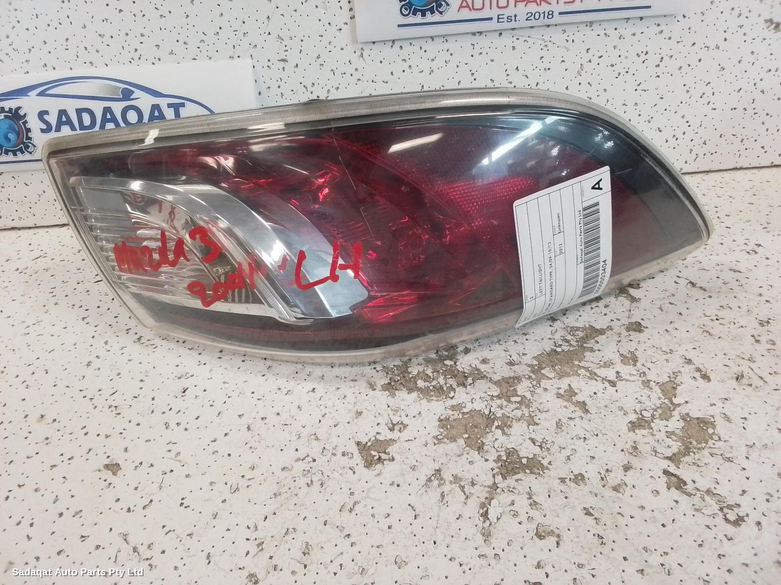 Mazda 3 Left Taillight