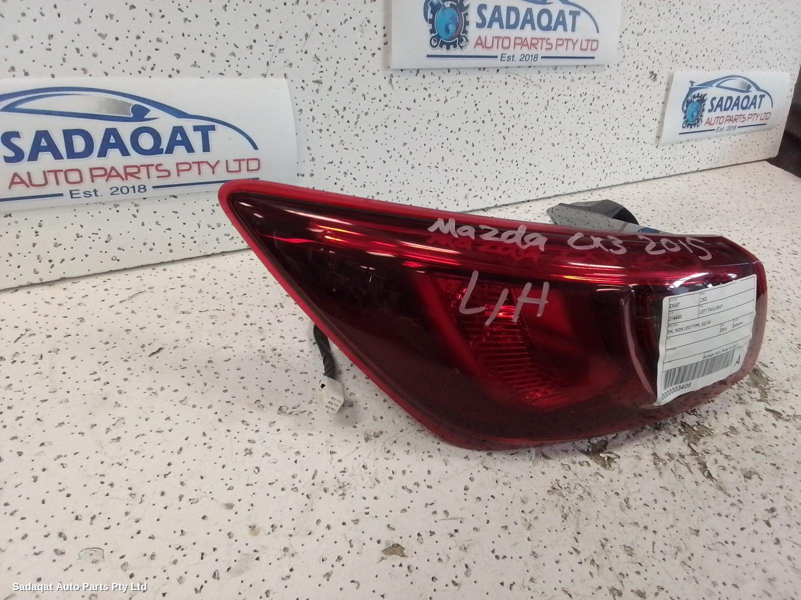 Mazda Cx3 Left Taillight