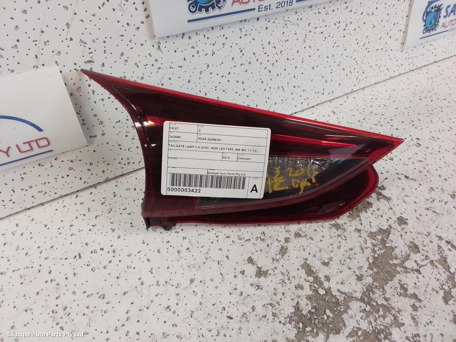 Mazda 3 Rear Garnish