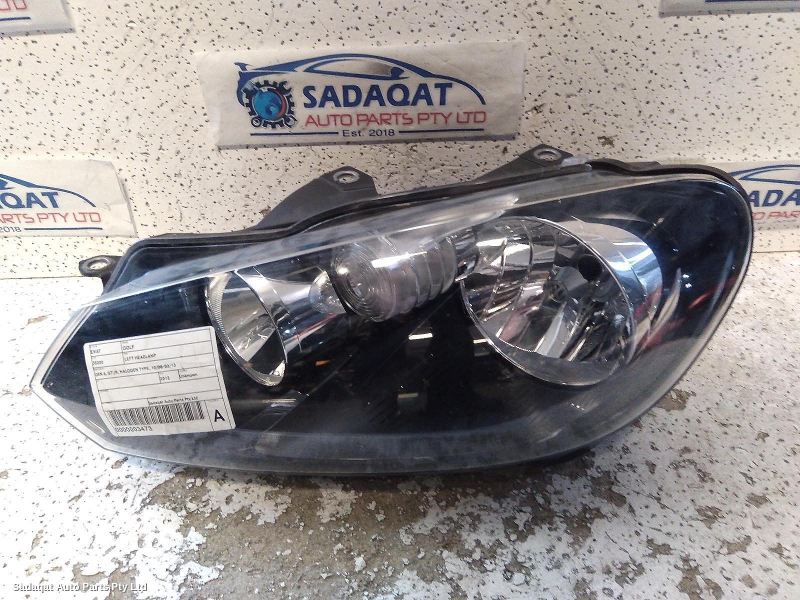 Volkswagen Golf Left Headlamp