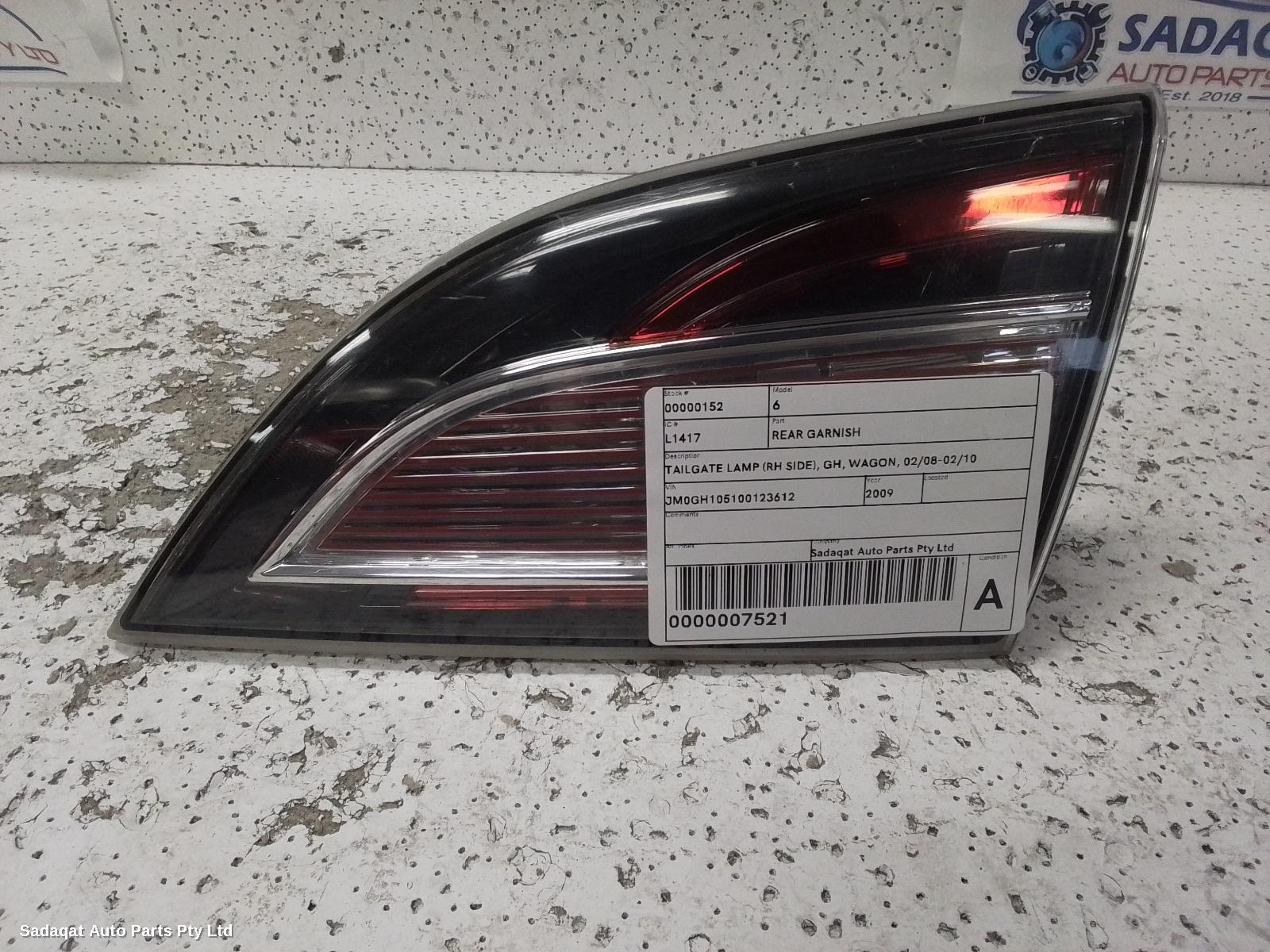 Mazda 6 Rear Garnish