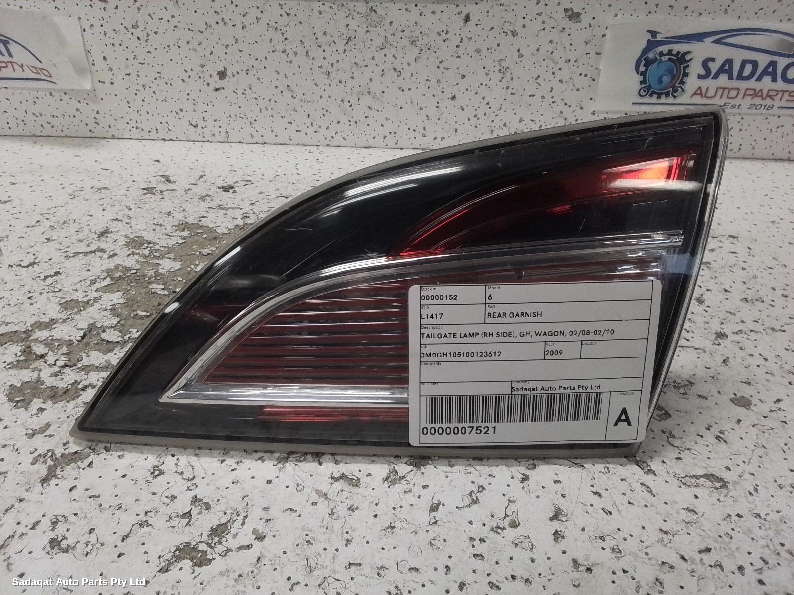 Mazda 6 Rear Garnish