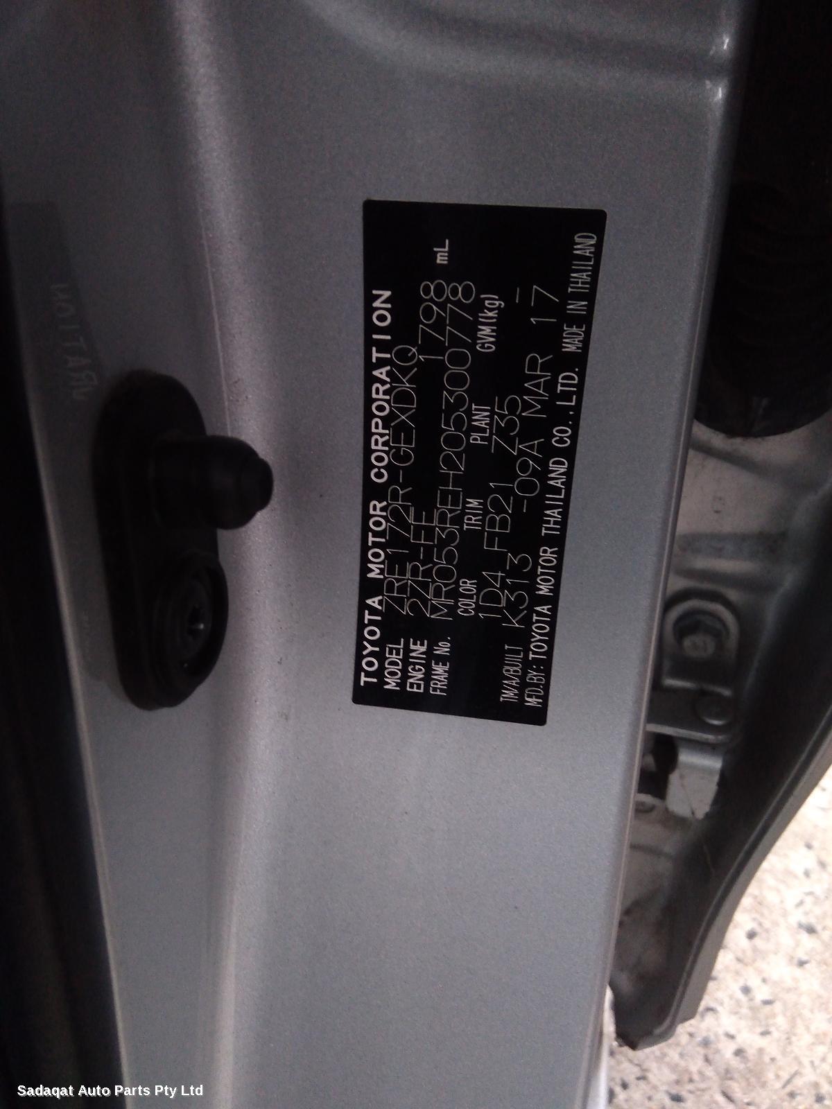 Toyota Corolla Airbag Module/sensor