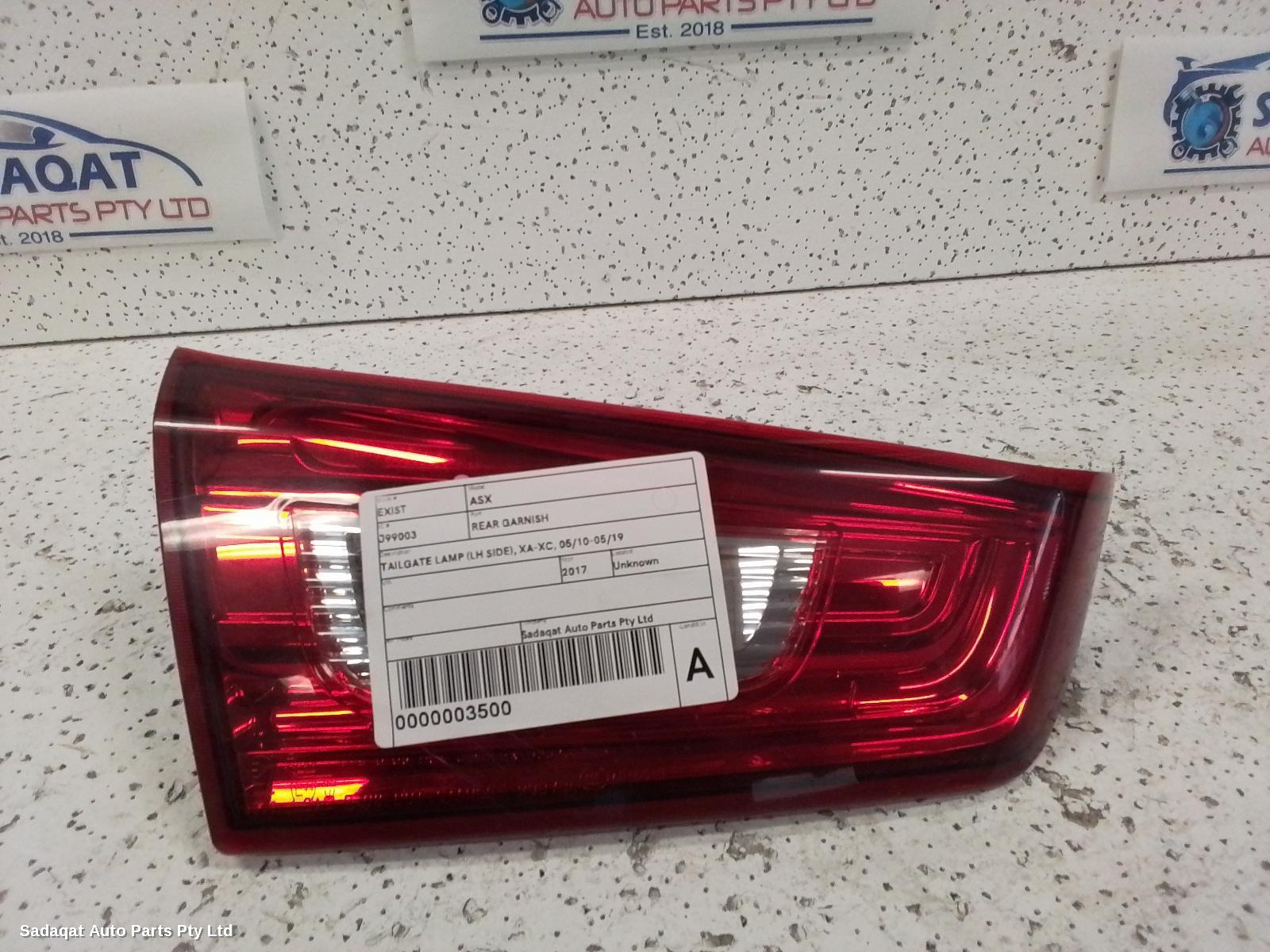 Mitsubishi Asx Rear Garnish