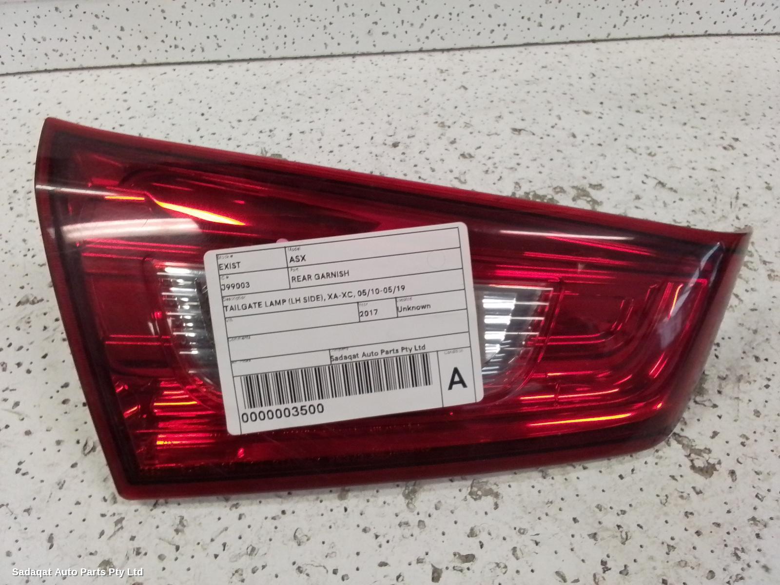 Mitsubishi Asx Rear Garnish