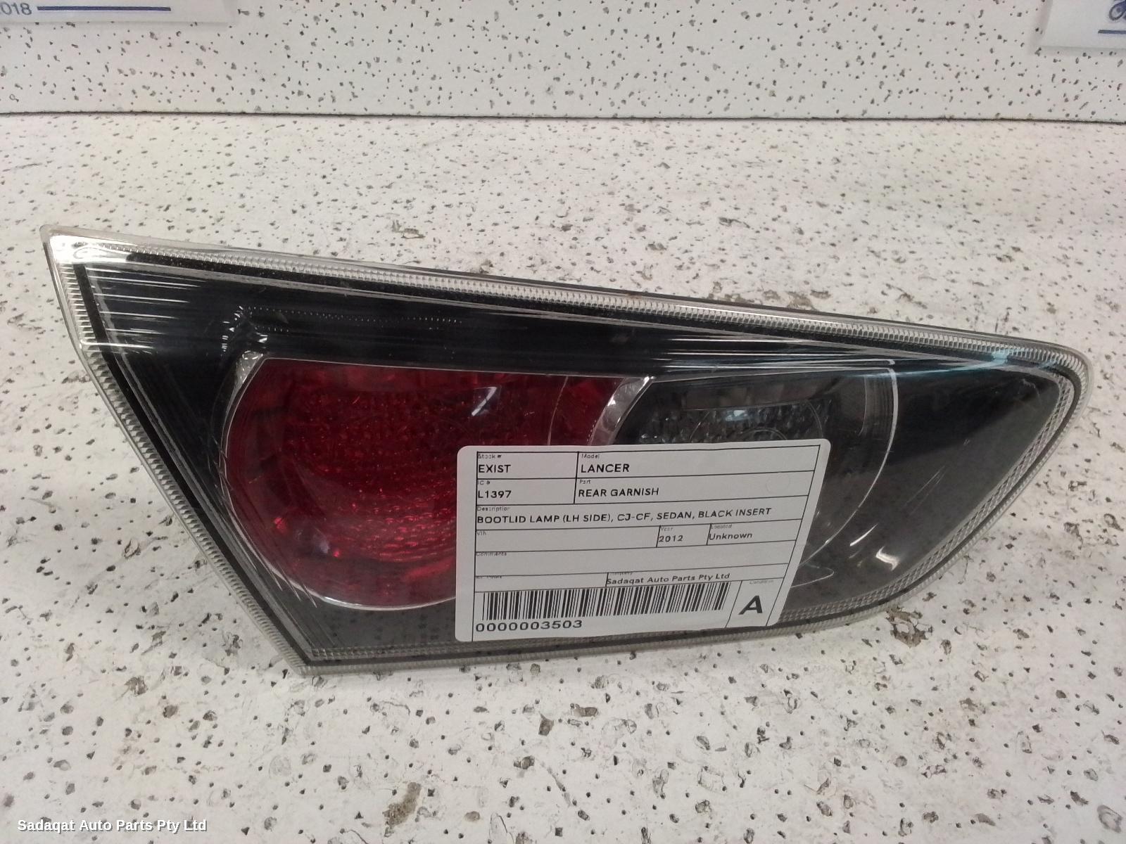 Mitsubishi Lancer Rear Garnish