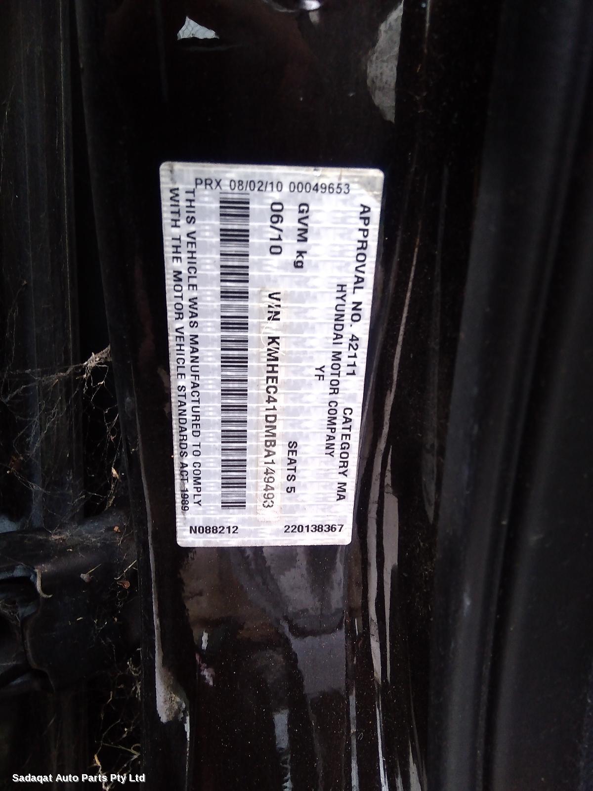 Hyundai I45 Bootlid/tailgate