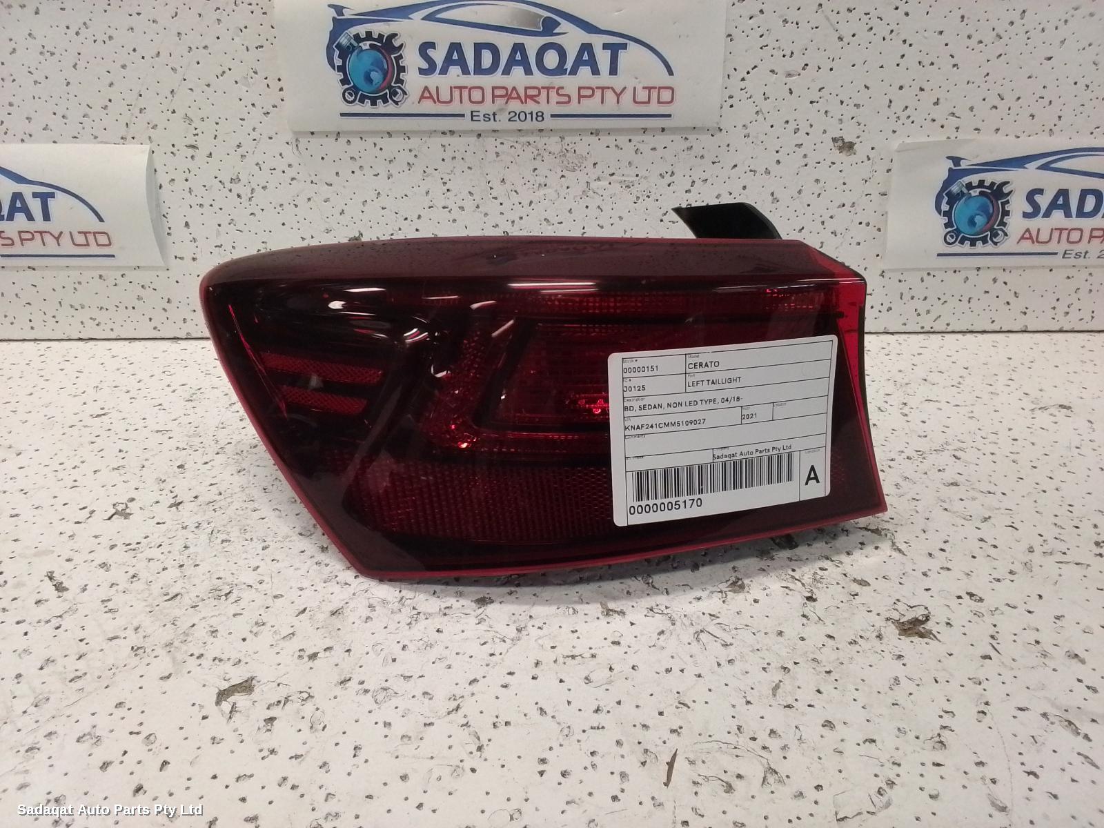 Kia Cerato Left Taillight