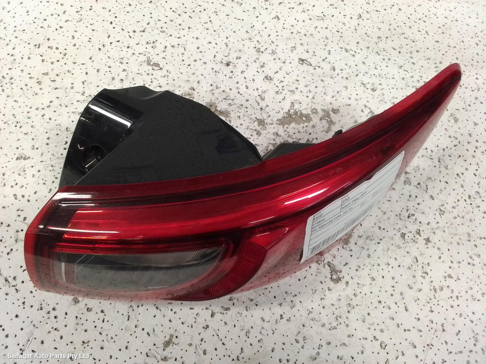 Mazda Cx3 Right Taillight