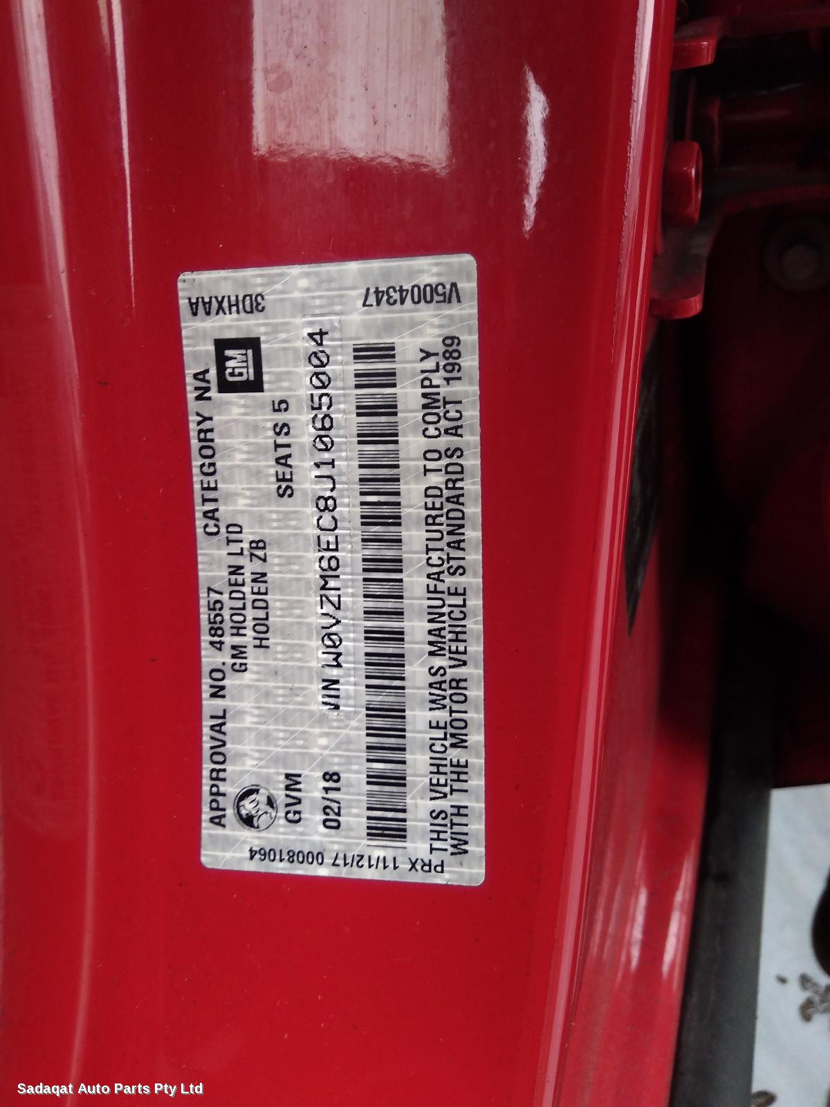 Holden Commodore Overflow Bottle