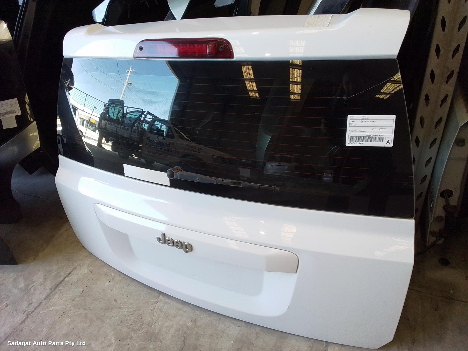 Jeep Patriot Bootlid/tailgate