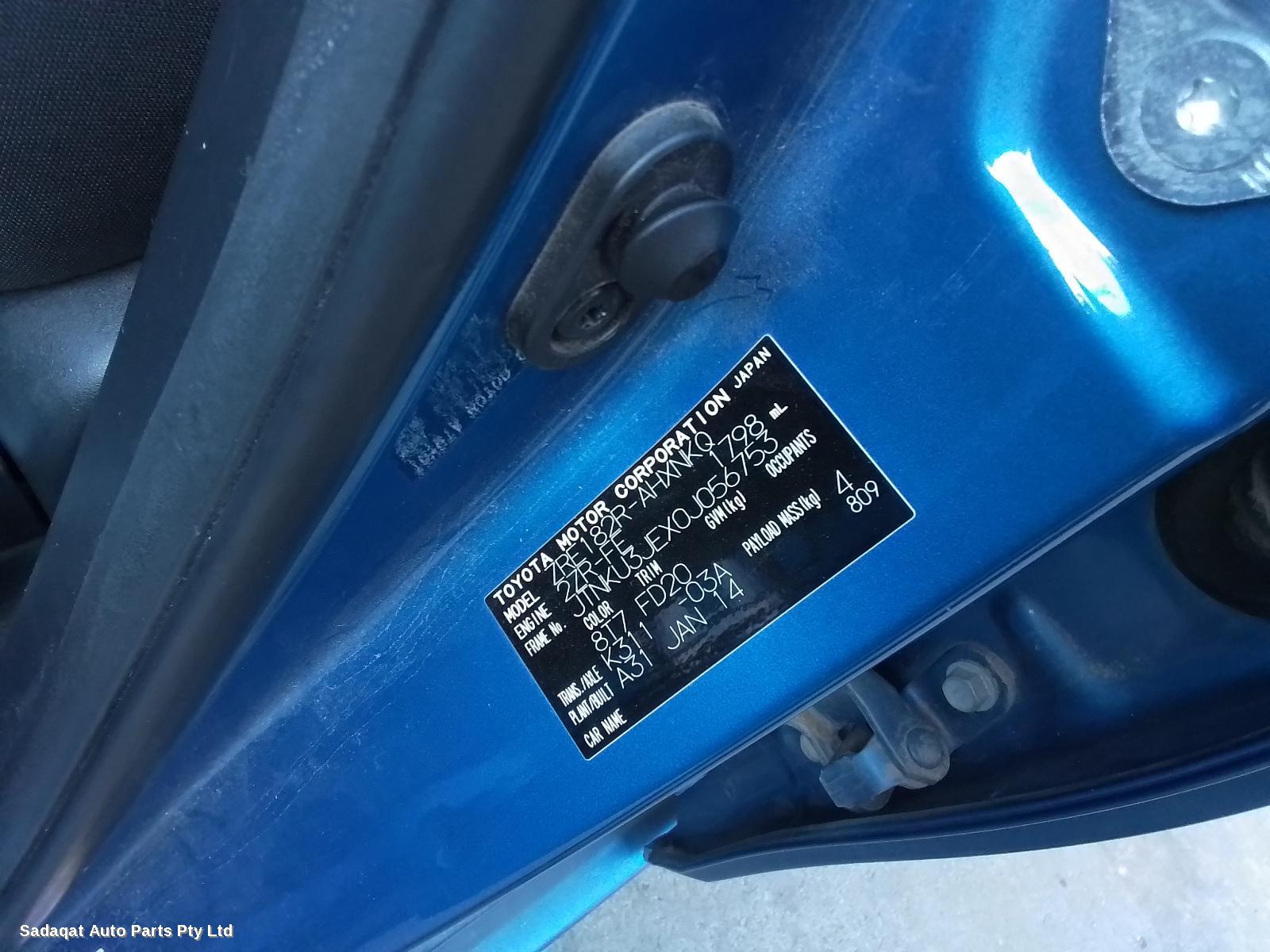 Toyota Corolla Instrument Cluster