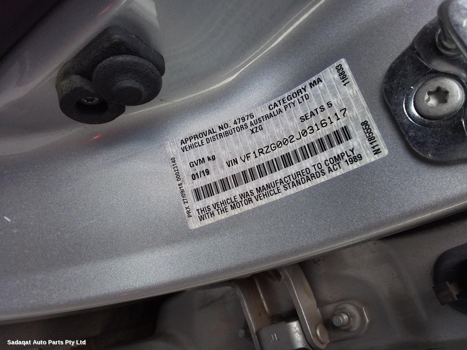 Renault Kaleos Bootlid/tailgate