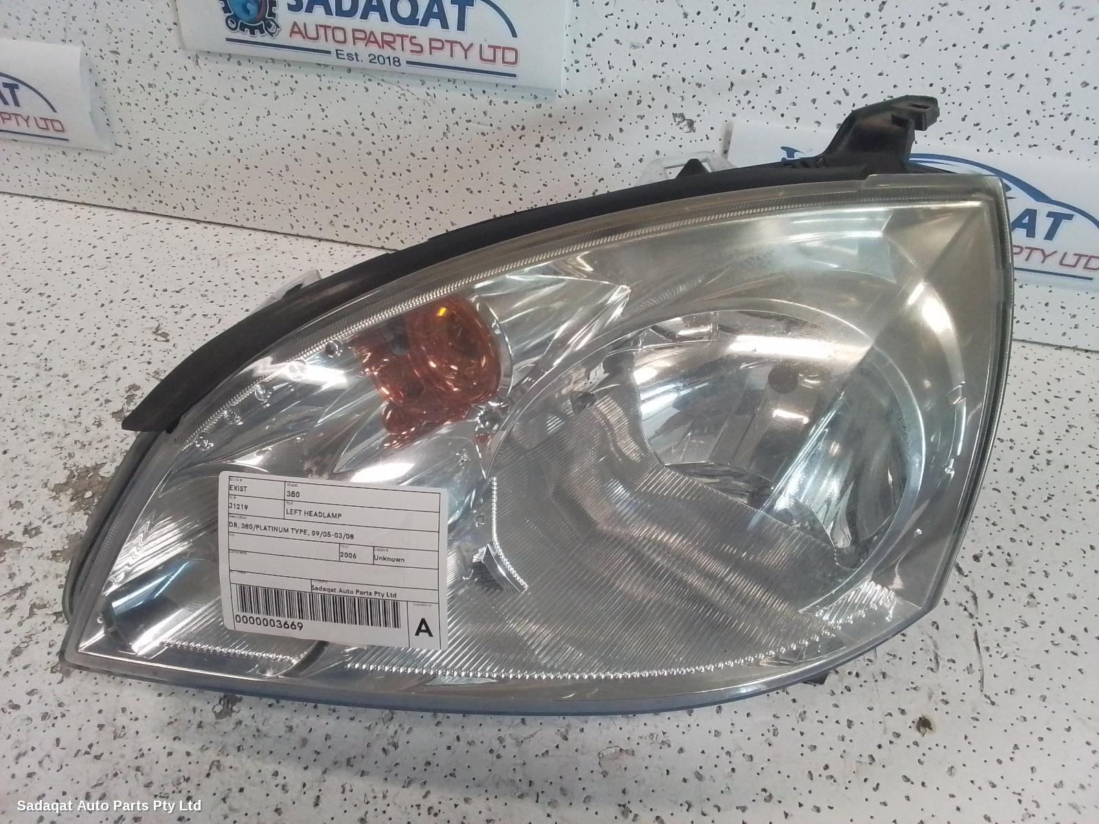 Mitsubishi 380 Left Headlamp