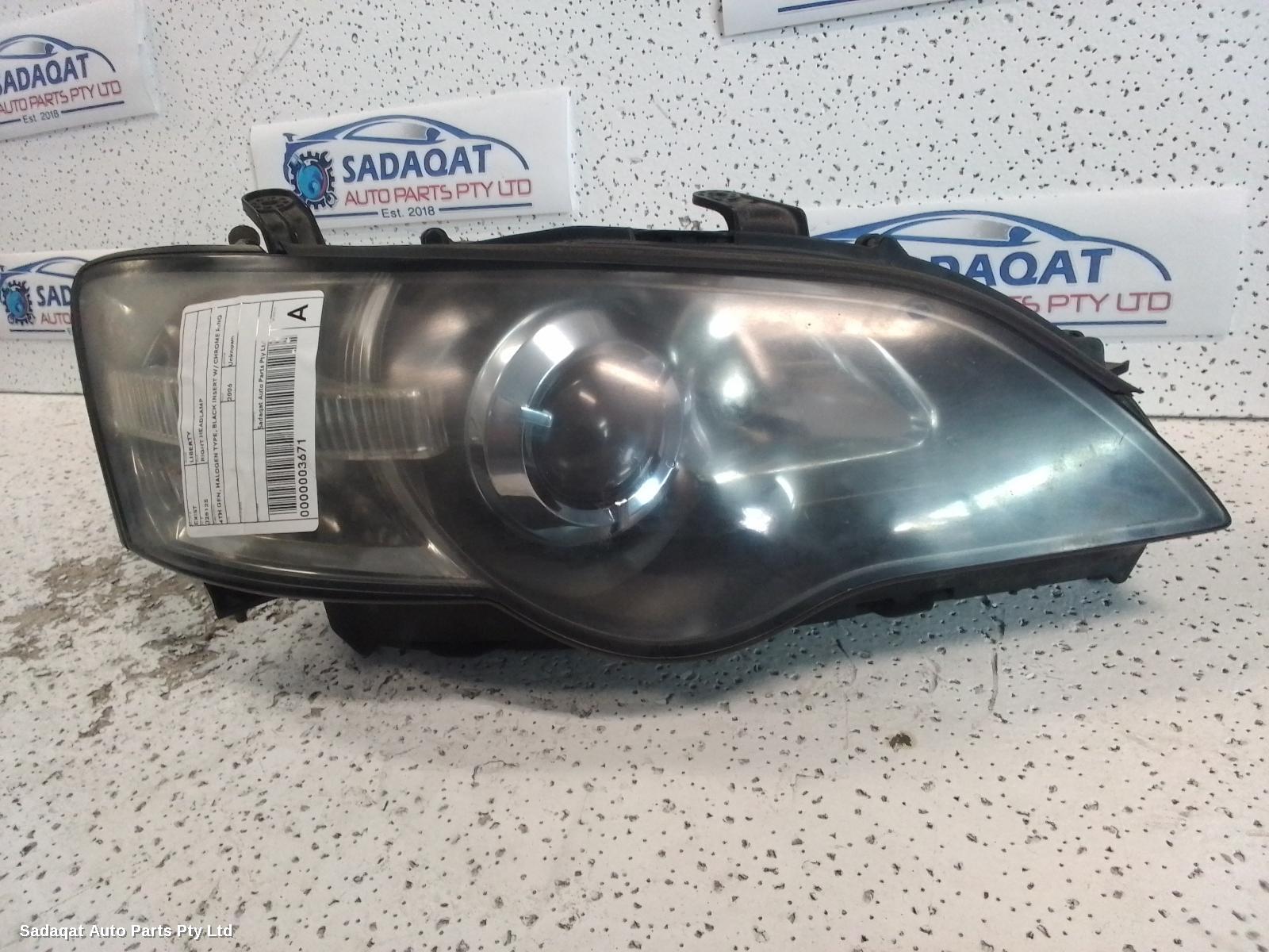 Subaru Liberty Right Headlamp