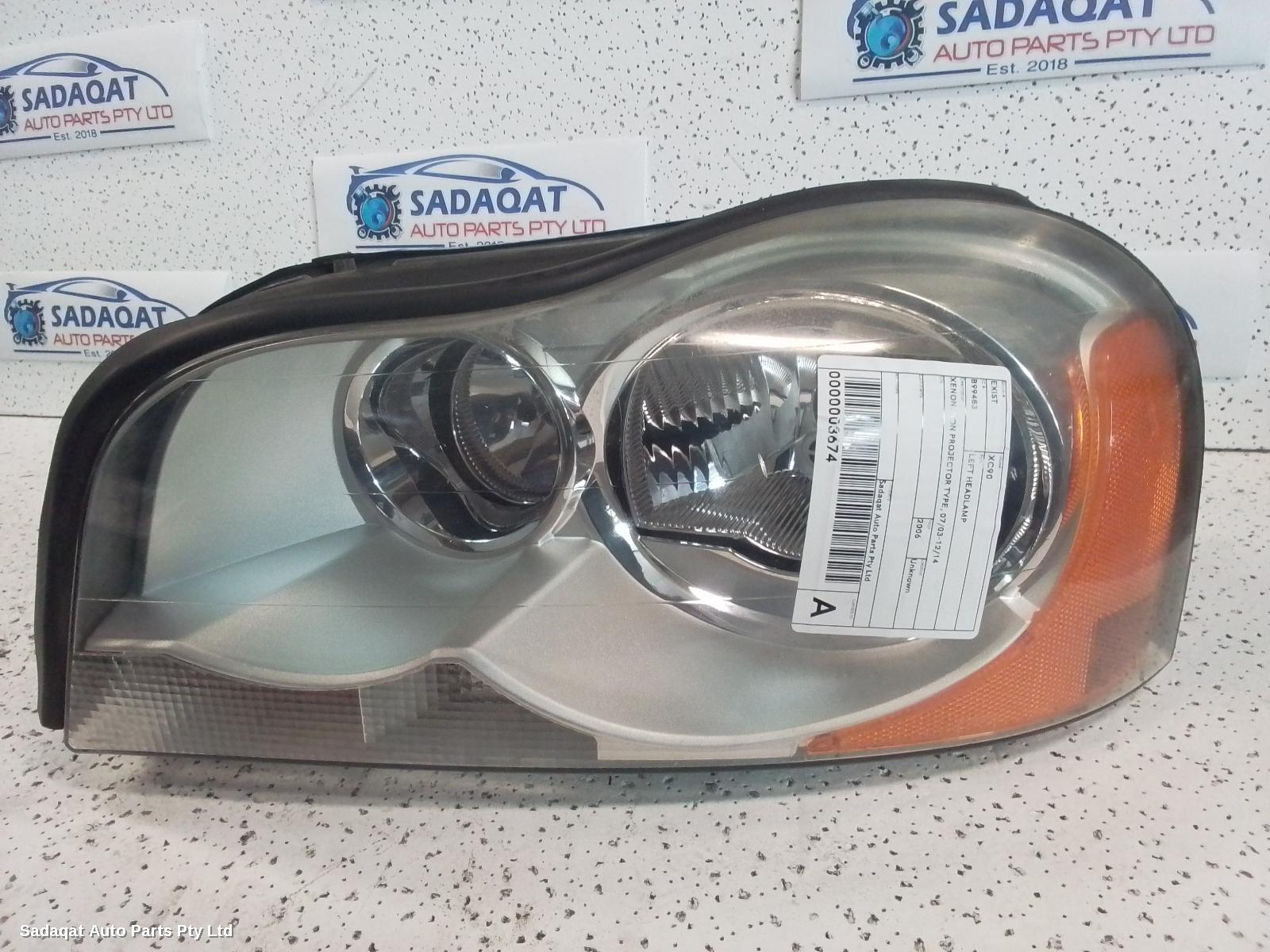 Volvo Xc90 Left Headlamp