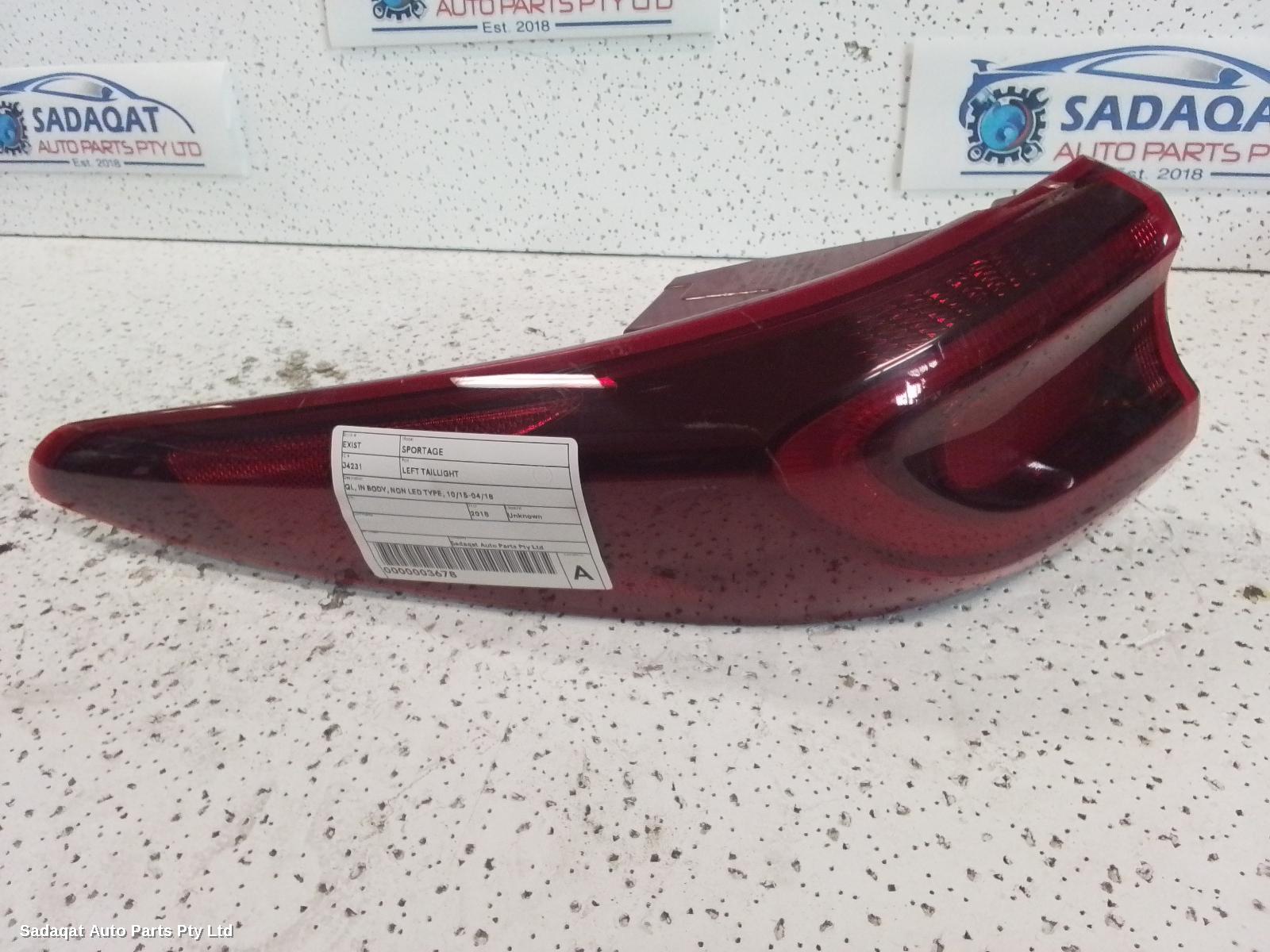 Kia Sportage Left Taillight