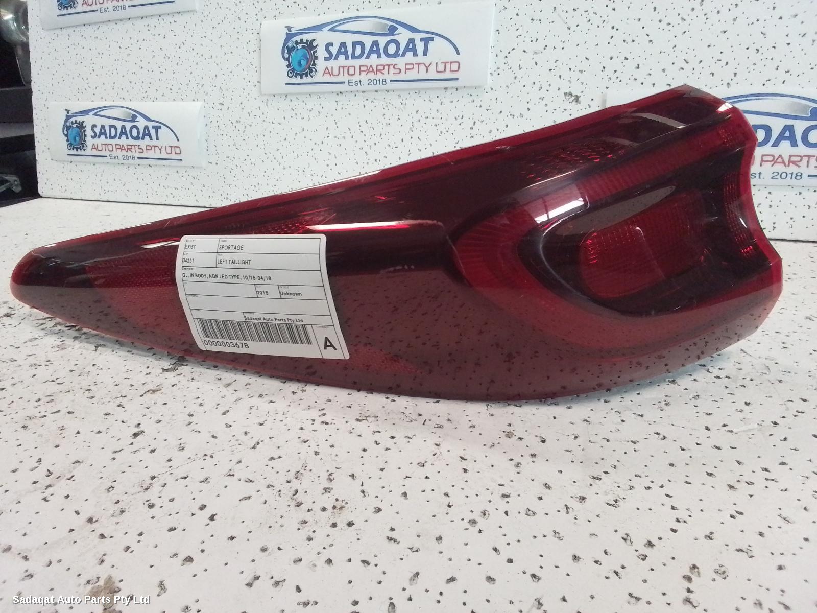Kia Sportage Left Taillight