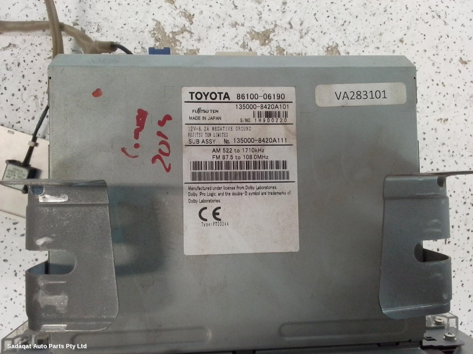 Toyota Camry Radio/cd/dvd/sat/tv