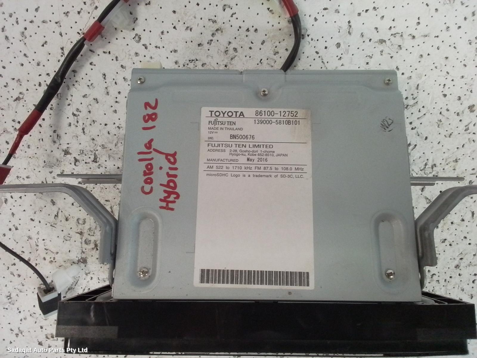 Toyota Corolla Radio/cd/dvd/sat/tv