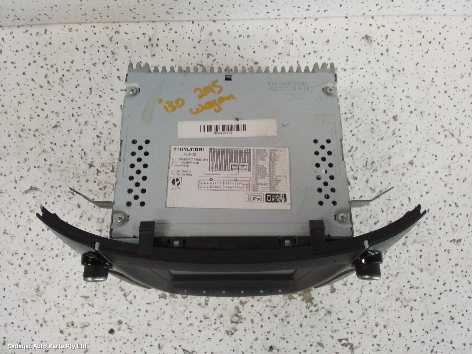 Hyundai I30 Radio/cd/dvd/sat/tv