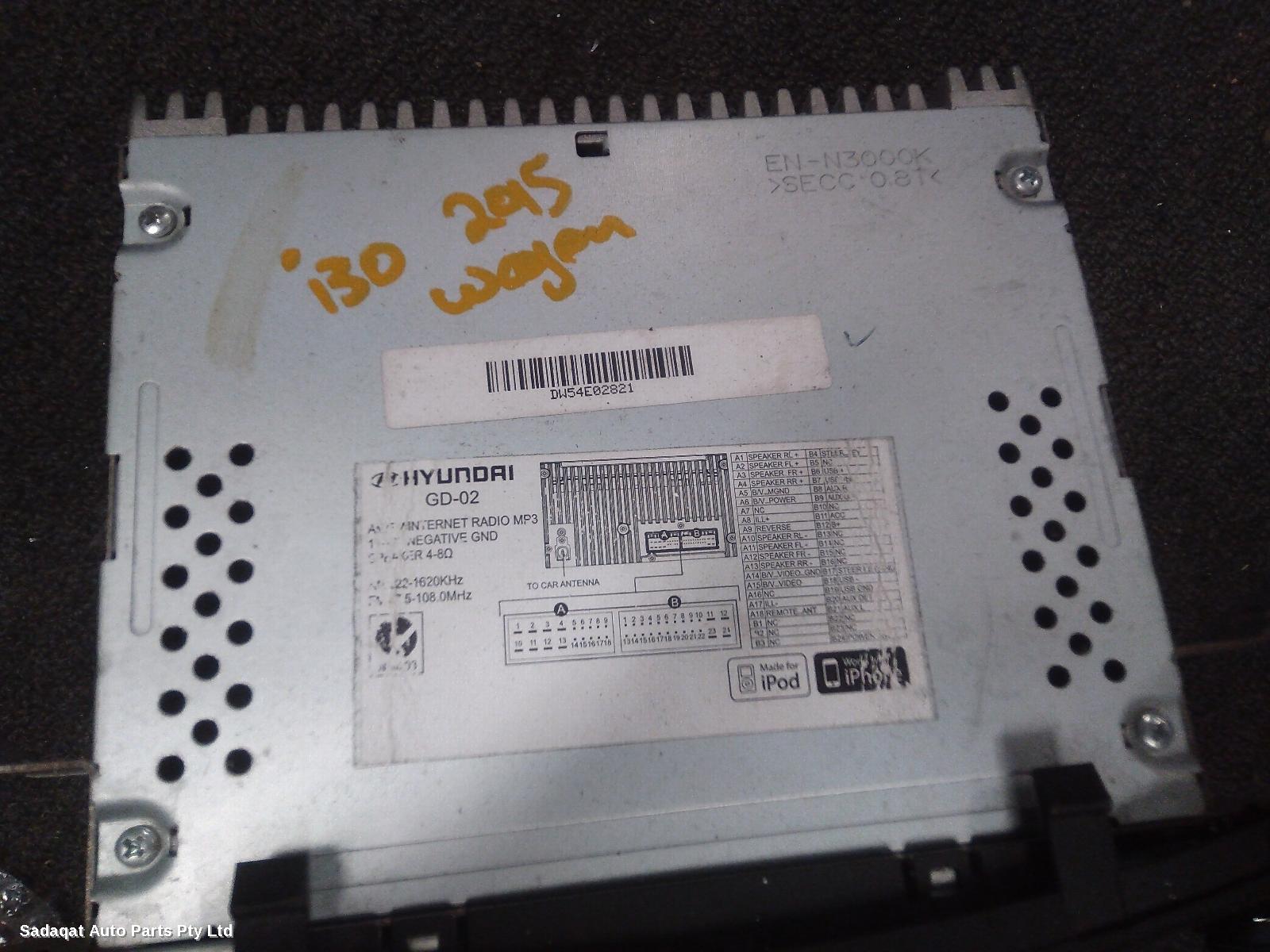 Hyundai I30 Radio/cd/dvd/sat/tv