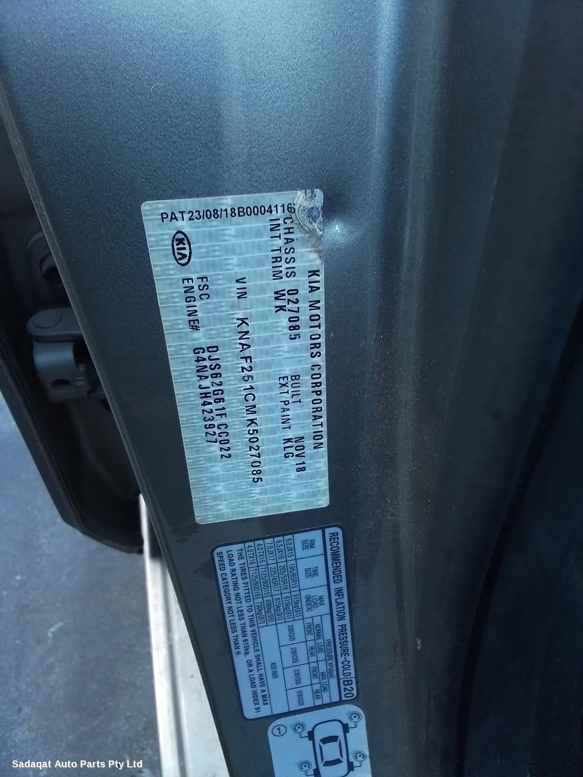 Kia Cerato Left Headlamp