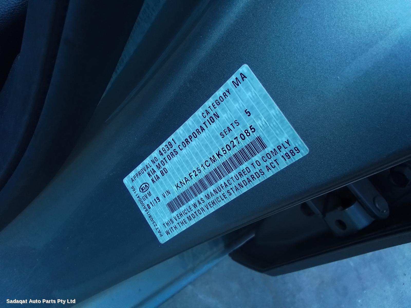 Kia Cerato Left Headlamp