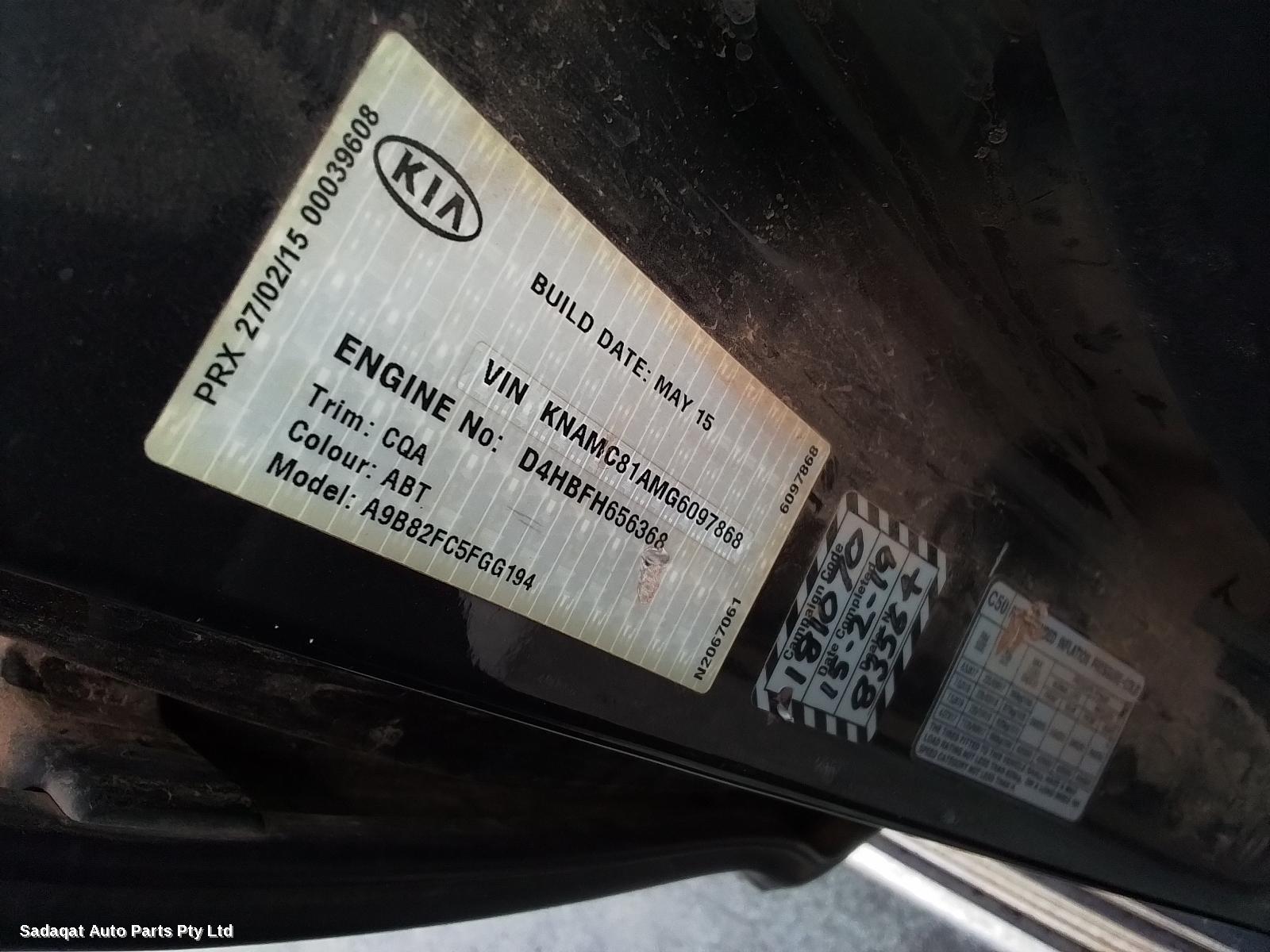 Kia Carnival/grand Carnival Right Door Mirror