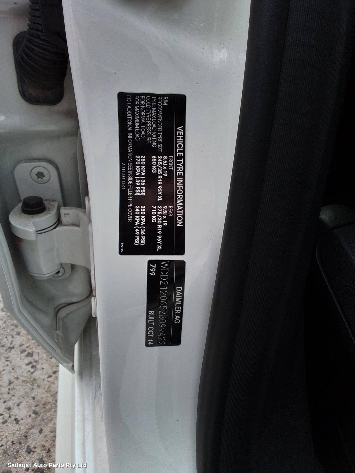 Mercedes E Class Rear Bumper